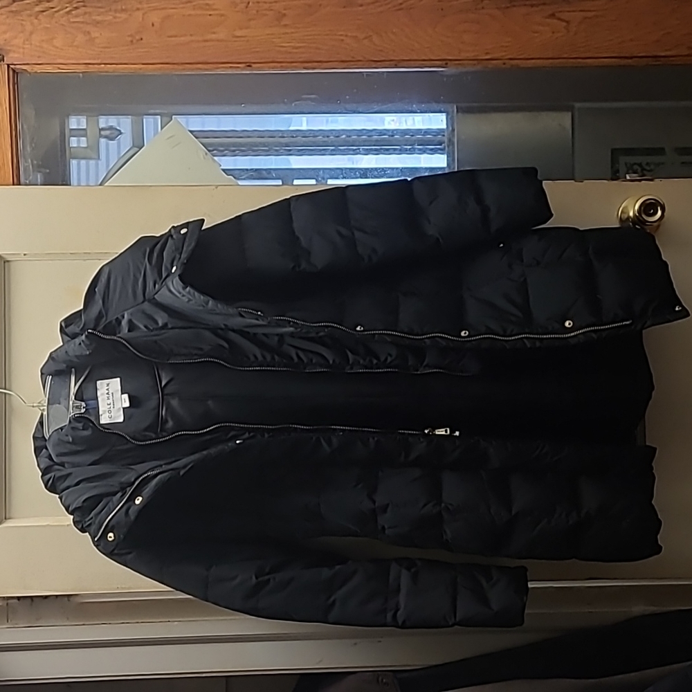 Cole Haan women's hooded down puffer coat